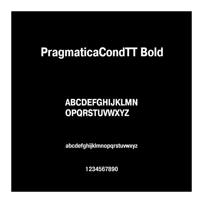 PragmaticaCondTT Bold