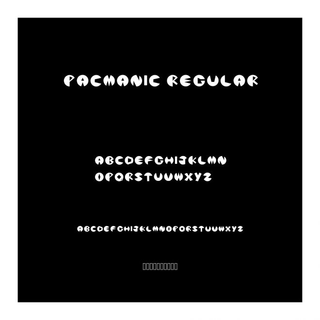 Pacmanic Regular