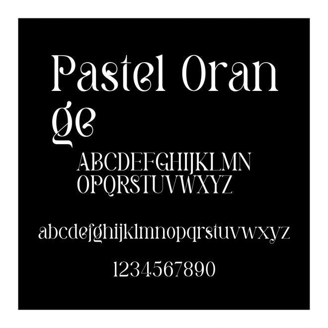 Pastel Orange