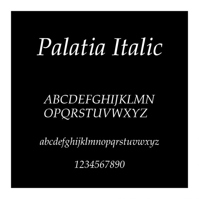 Palatia Italic