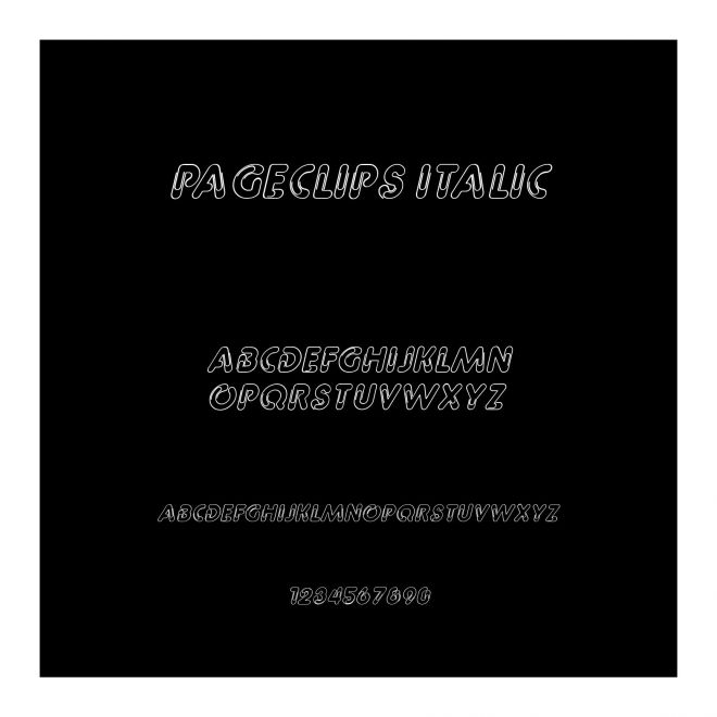 PageClips Italic