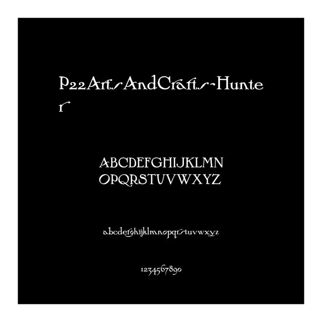 P22ArtsAndCrafts-Hunter