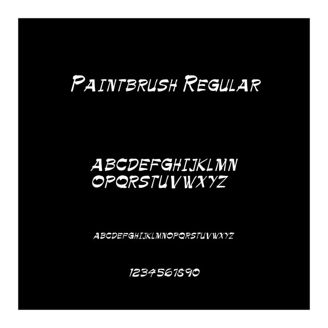 Paintbrush Regular