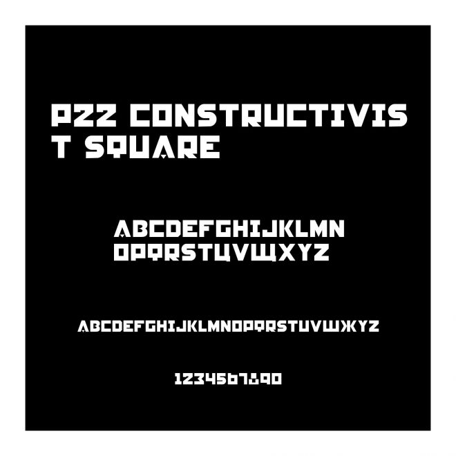 P22 Constructivist Square