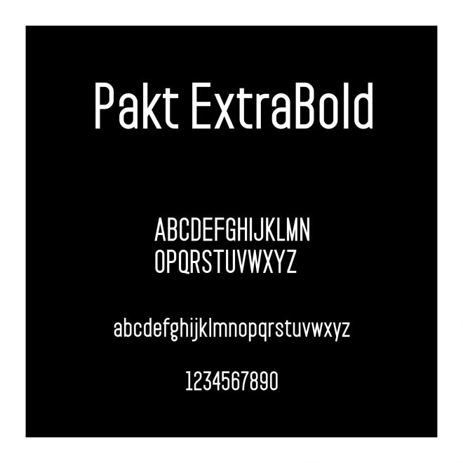 Pakt ExtraBold