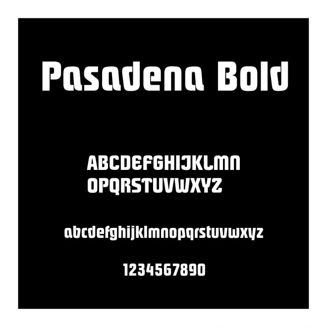 Pasadena Bold