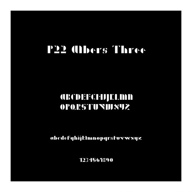 P22 Albers Three