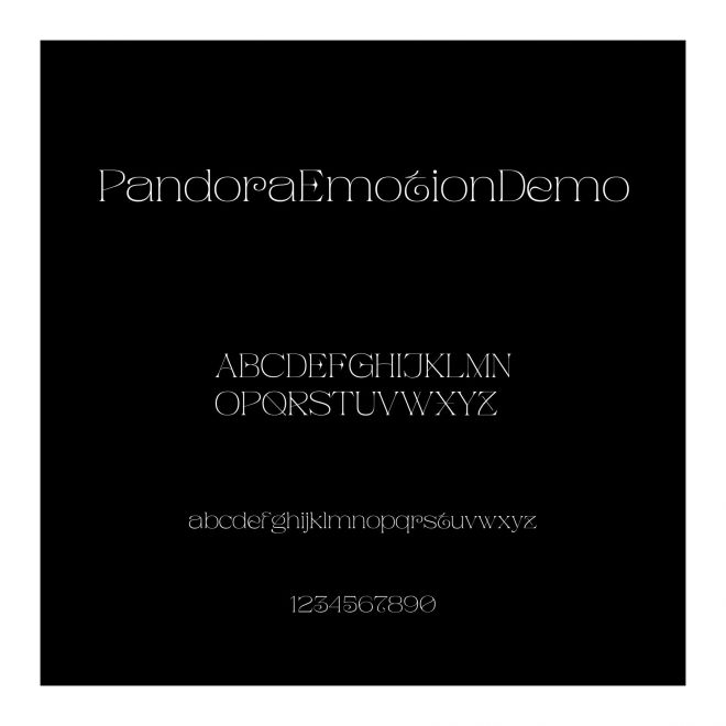 PandoraEmotionDemo