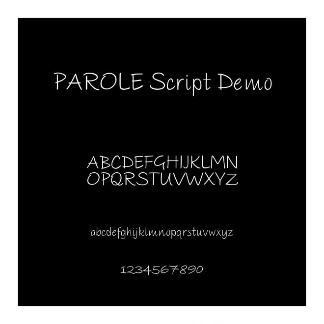 PAROLE Script Demo