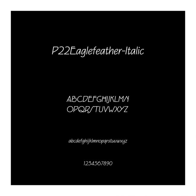 P22Eaglefeather-Italic