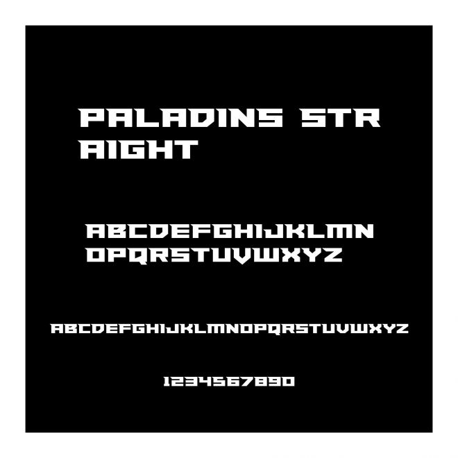 Paladins Straight