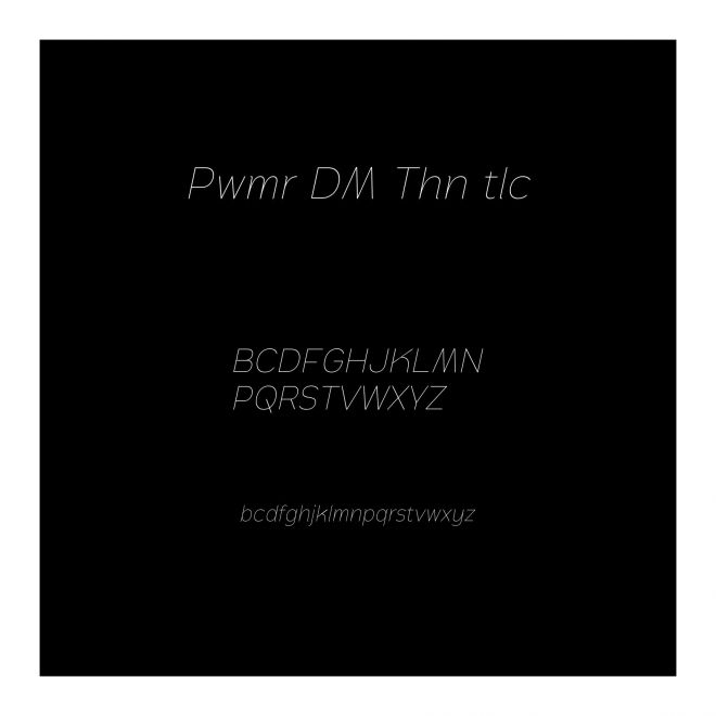 Pawmor DEMO Thin Italic