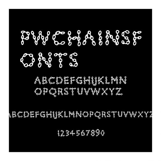 PWChainsfonts
