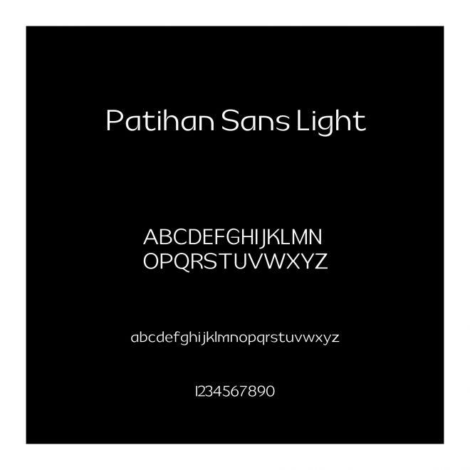 Patihan Sans Light