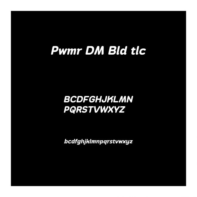 Pawmor DEMO Bold Italic