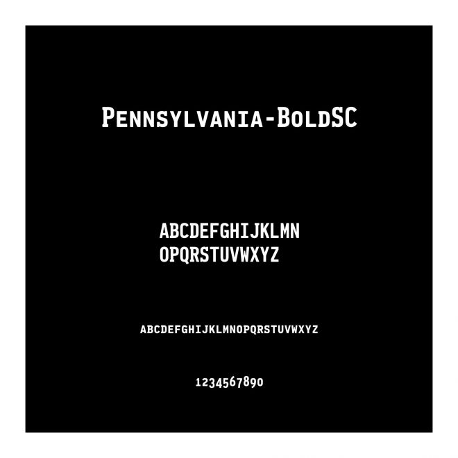 Pennsylvania-BoldSC