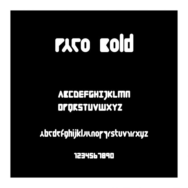 Paco  Bold
