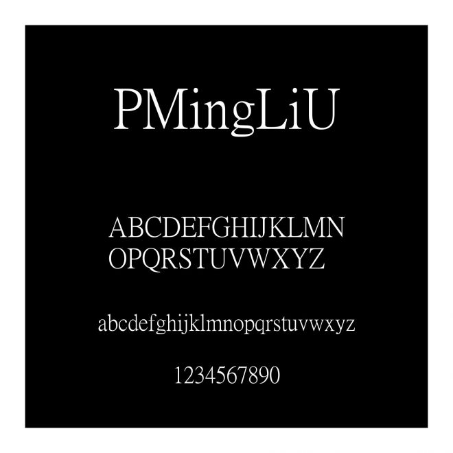 PMingLiU