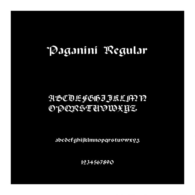 Paganini Regular
