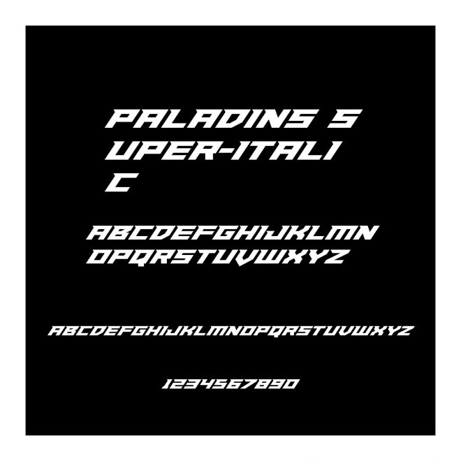 Paladins Super-Italic