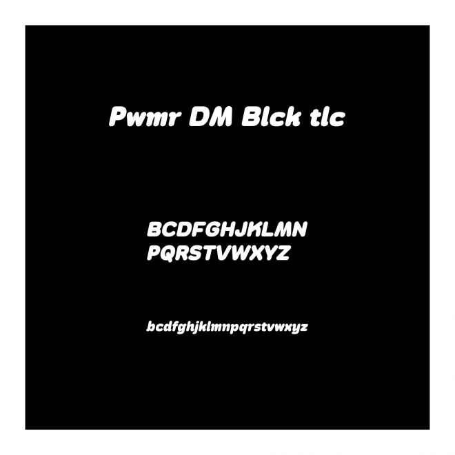 Pawmor DEMO Black Italic