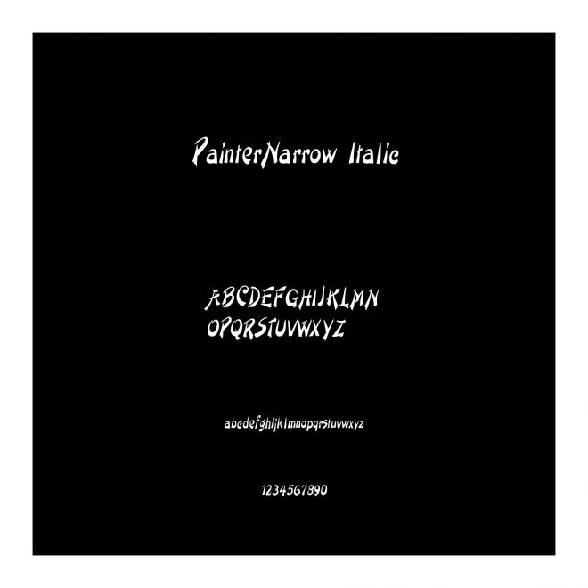 PainterNarrow Italic