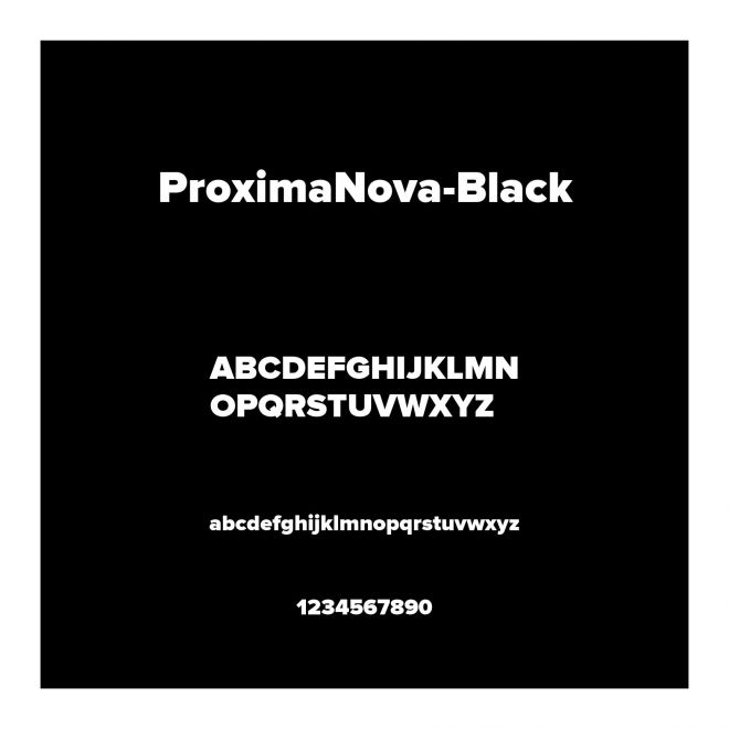 ProximaNova-Black