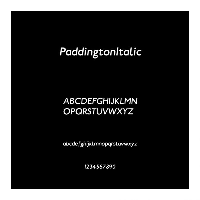 PaddingtonItalic