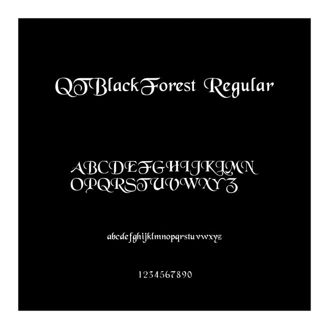 QTBlackForest Regular