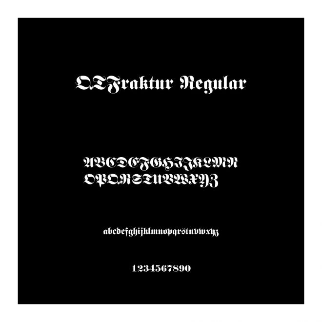 QTFraktur Regular