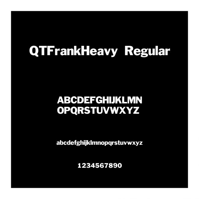 QTFrankHeavy Regular