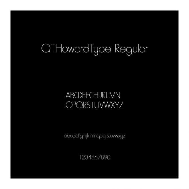 QTHowardType Regular