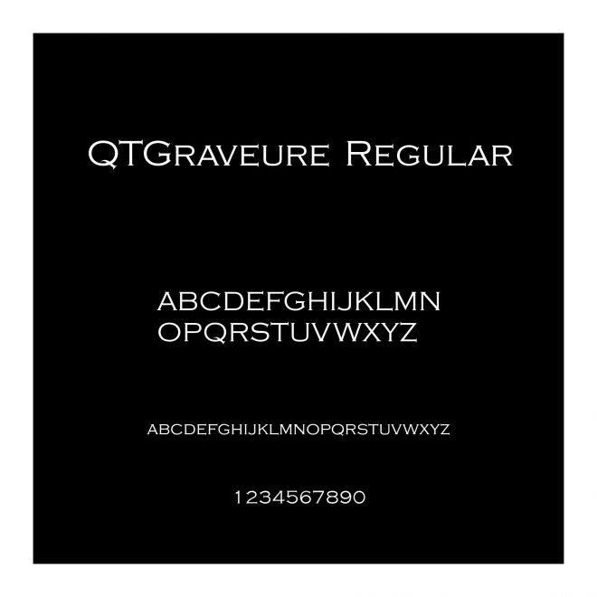 QTGraveure Regular