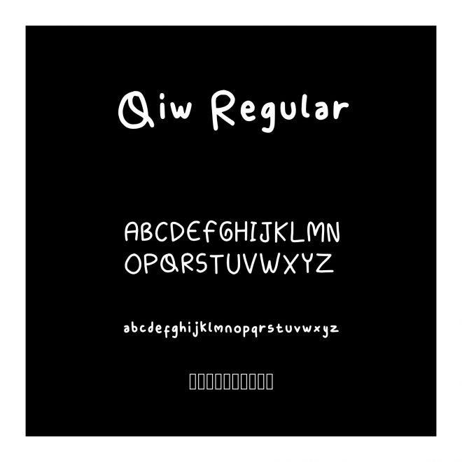 Qiw Regular