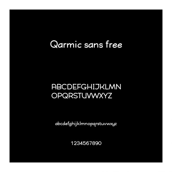 Qarmic sans free