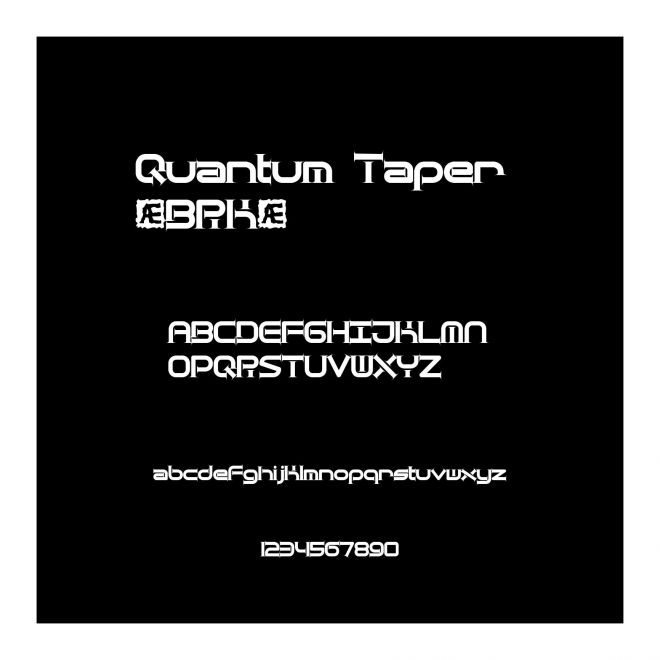 Quantum Taper (BRK)