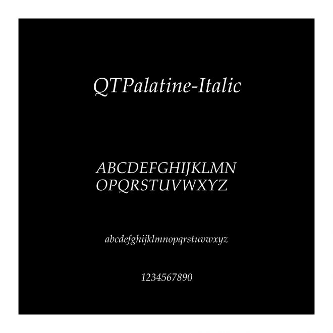 QTPalatine-Italic