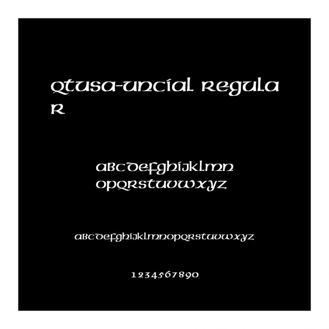 QTUSA-Uncial Regular
