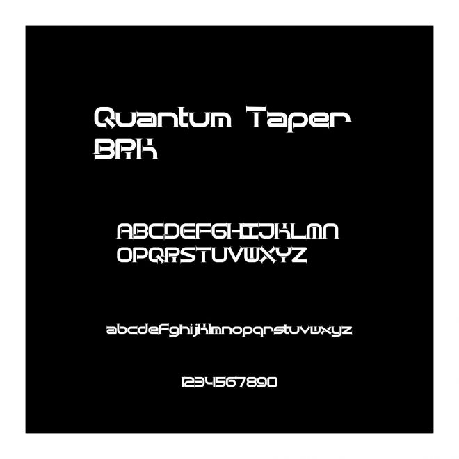 Quantum Taper BRK