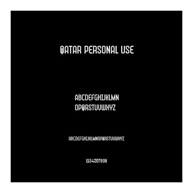 Qatar Personal Use