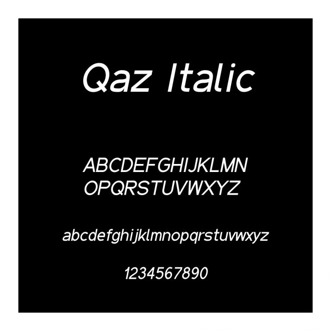 Qaz Italic