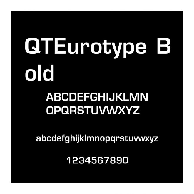 QTEurotype Bold
