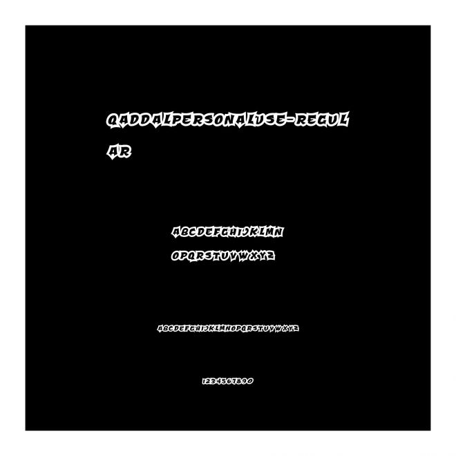 QaddalPersonalUse-Regular