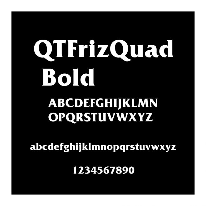 QTFrizQuad Bold