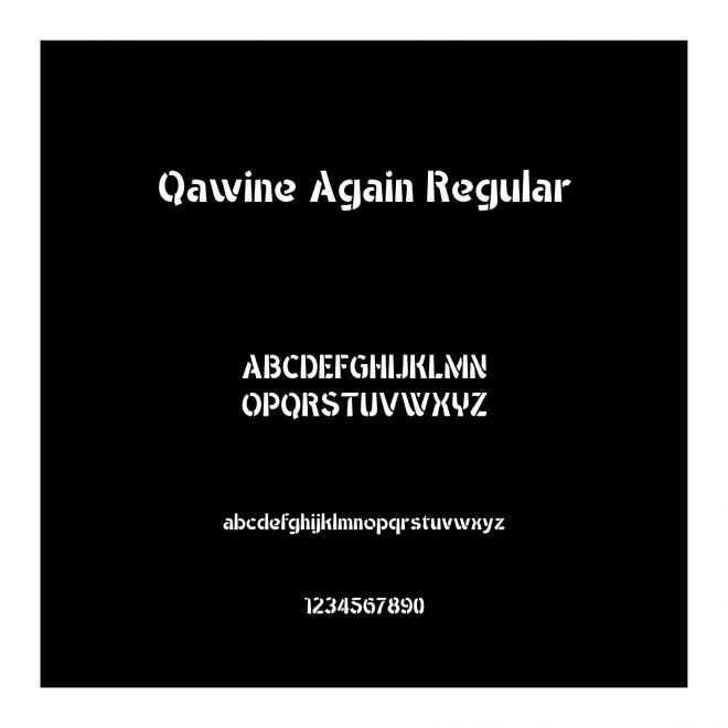 Qawine Again Regular