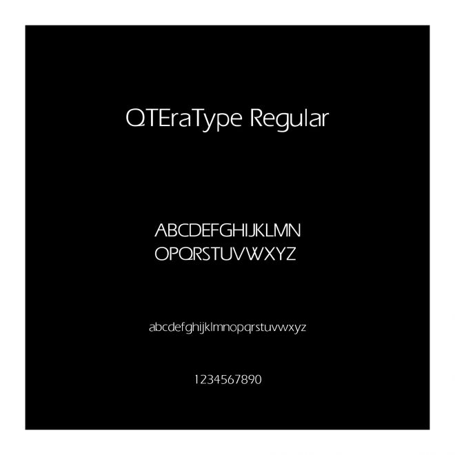 QTEraType Regular