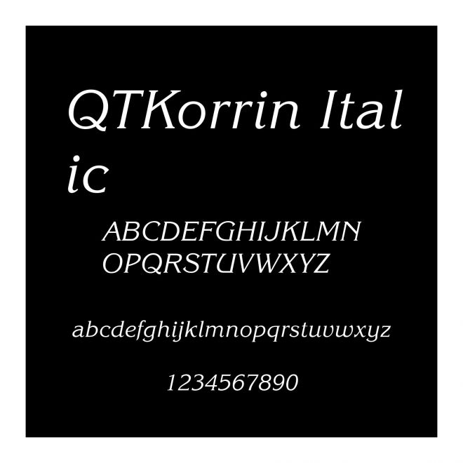QTKorrin Italic