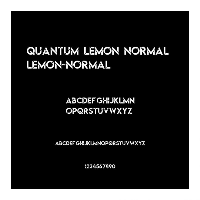 Quantum Lemon Normal Lemon-Normal
