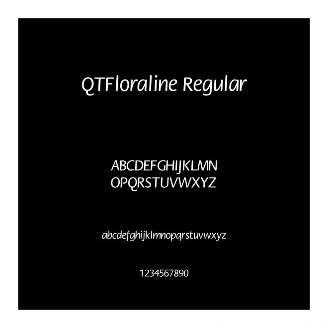 QTFloraline Regular