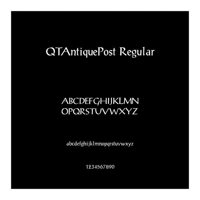 QTAntiquePost Regular